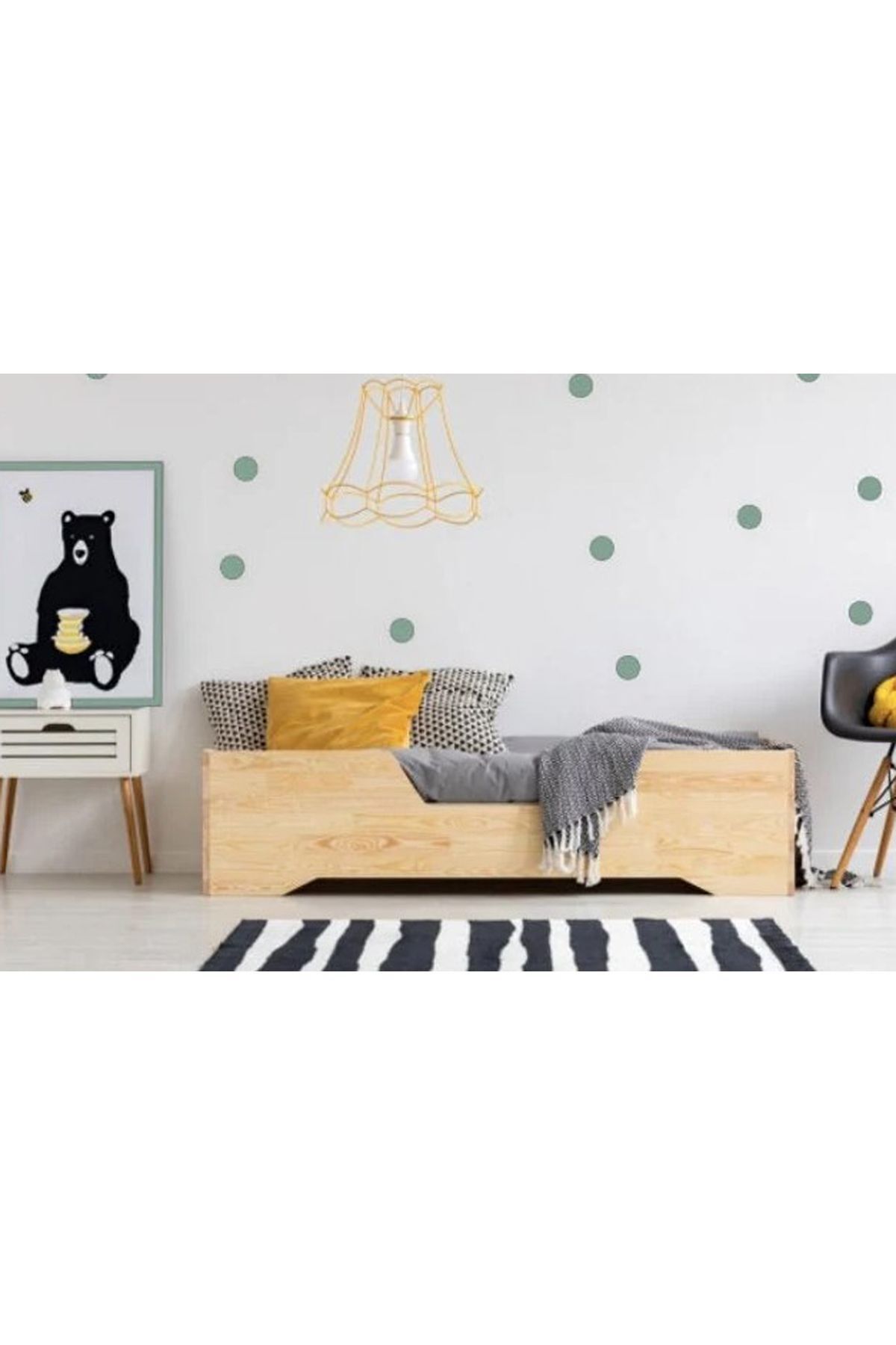 Montessori Karyola - Montessori Yer Karyolası - Montessori Yatak - tree149